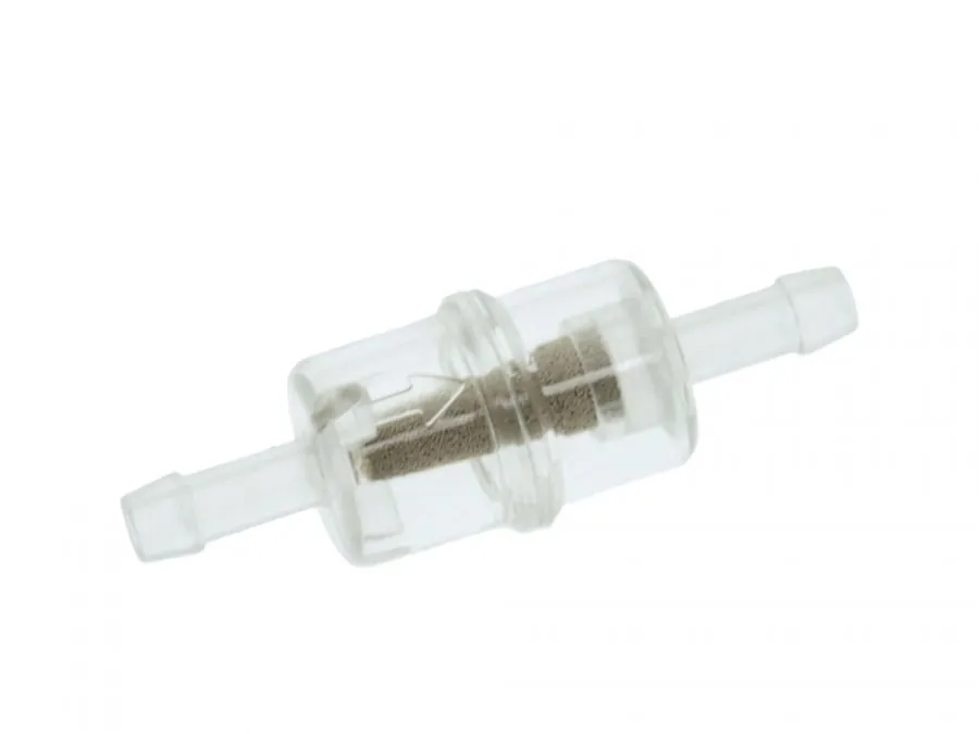 Leitungsfilter klein Plast Messinggranulat 6 mm Anschluss