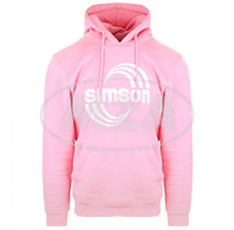 Hoodie Pullover ROSA Motiv: SIMSON Cross Hoodie Pullover ROSA Motiv: SIMSON Cross