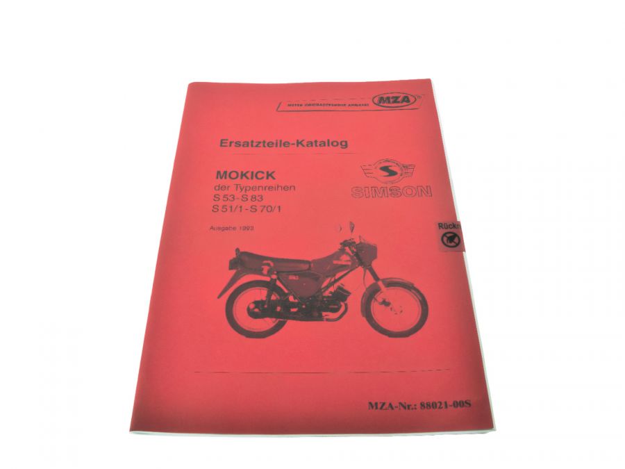 Ersatzteilkatalog MOKICK S53 S83 S51 S70