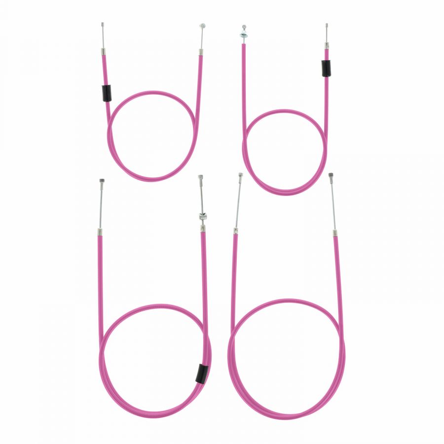 SET Bowdenzüge SIMSON S51 S70 BVF-​Vergaser - PINK