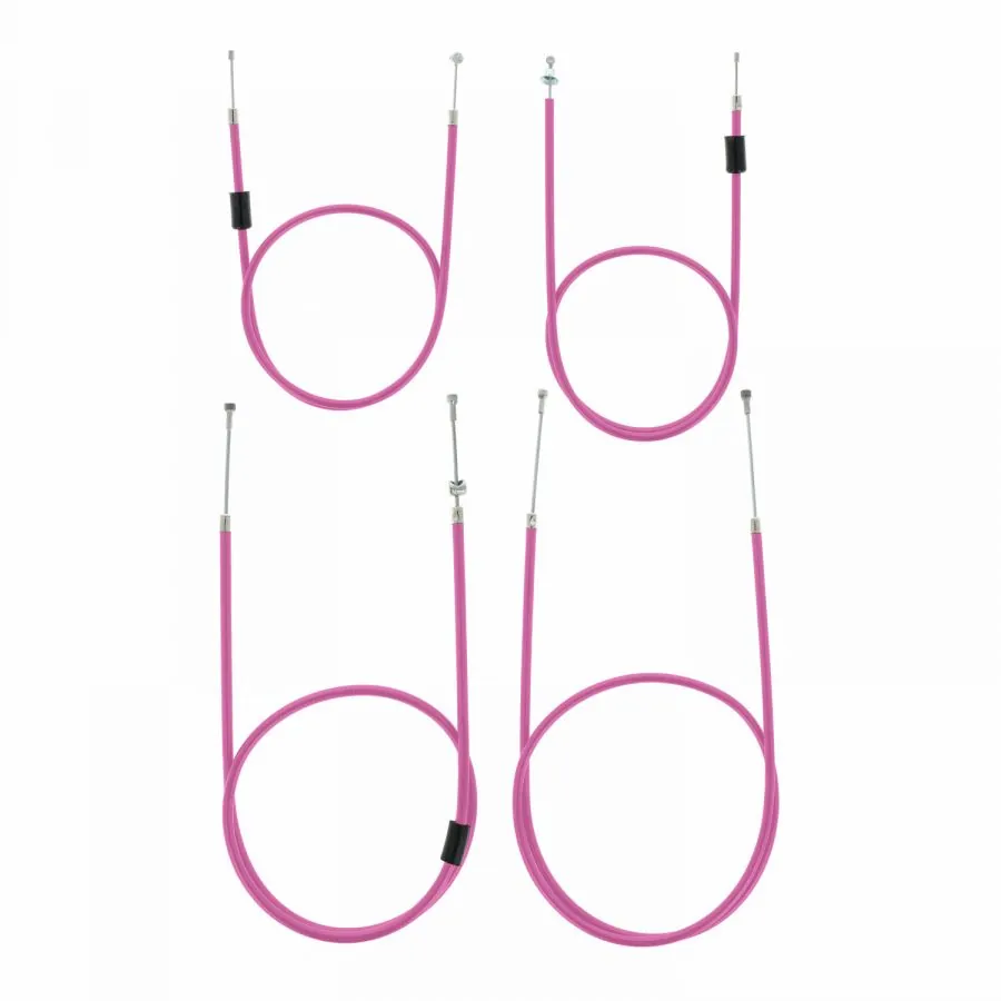 SET Bowdenzüge SIMSON S51 S70 BVF-​Vergaser - PINK
