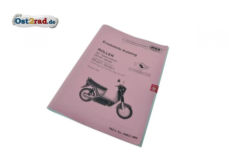 Ersatzteilkatalog SIMSON SR50 SR80