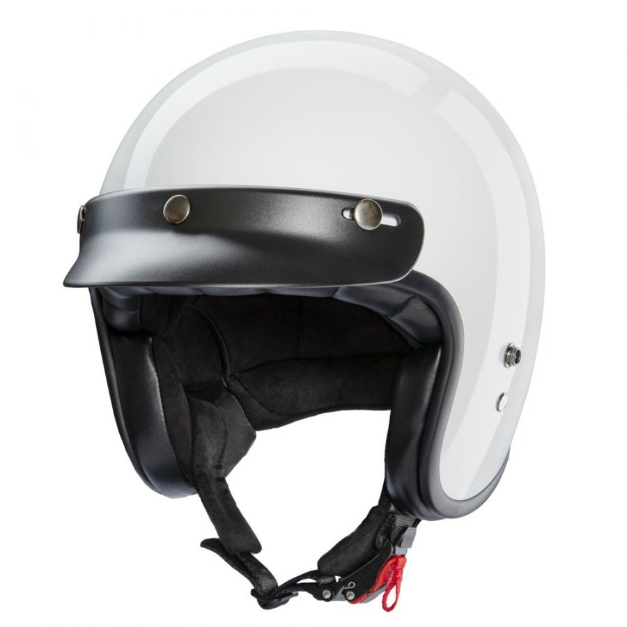 Jethelm Halbschale mit Sonnendach WEISS RB-​720