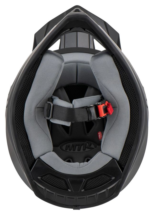 Kinderhelm Crosshelm MTR schwarz matt
