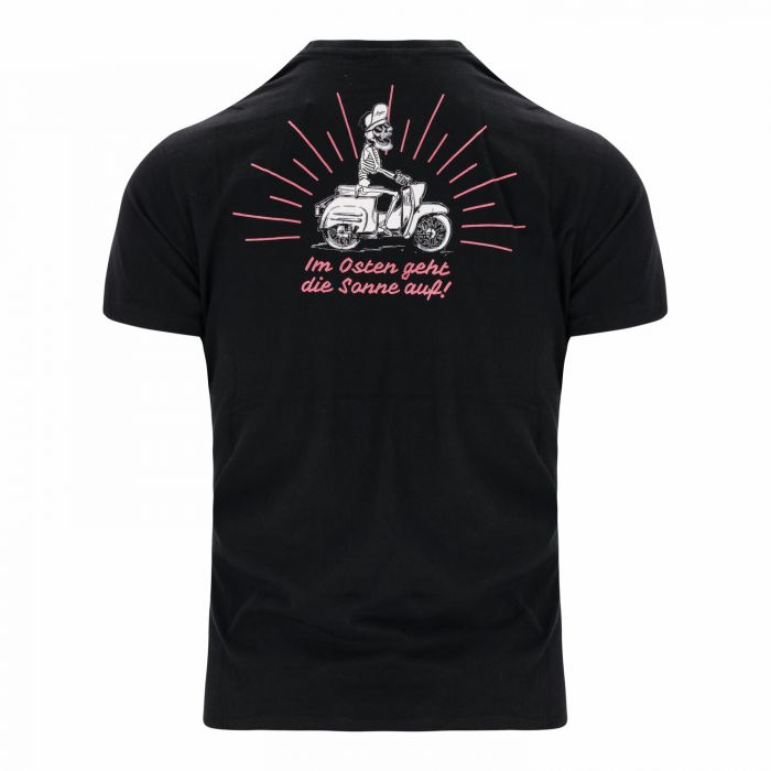T-Shirt SIMSON Racing Team Schwalbe Osten schwarz