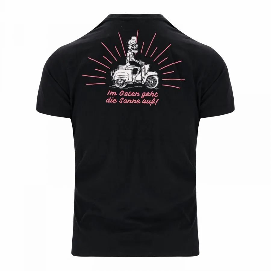 T-Shirt SIMSON Racing Team Schwalbe Osten schwarz
