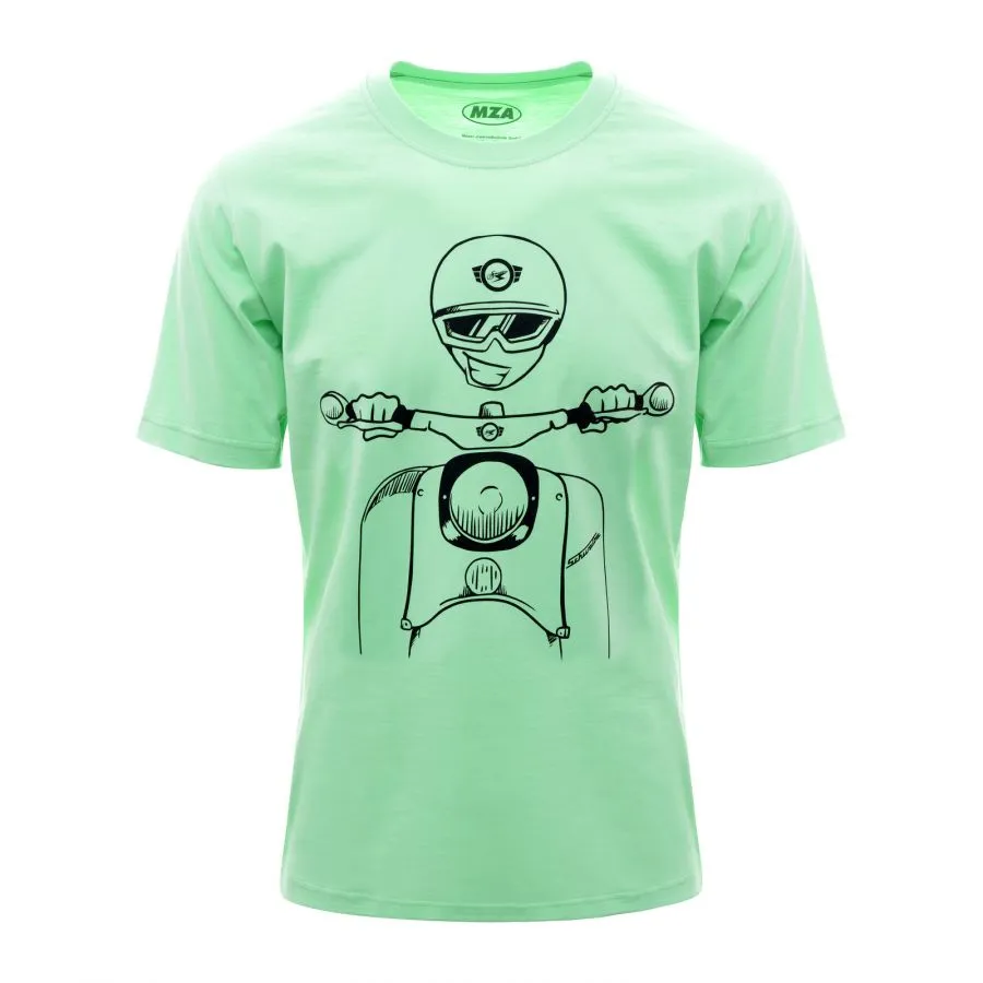 T-Shirt SIMSON Schwalbe Kumpel mintgrün T-Shirt SIMSON Schwalbe Kumpel mintgrün