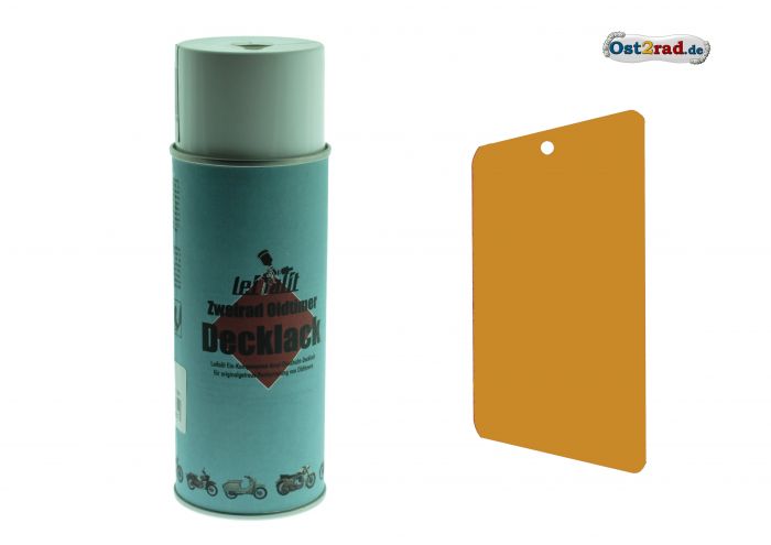 Spraydose, Decklack SIMSON + passend für MZ Leifalit 400ml, Saharabraun