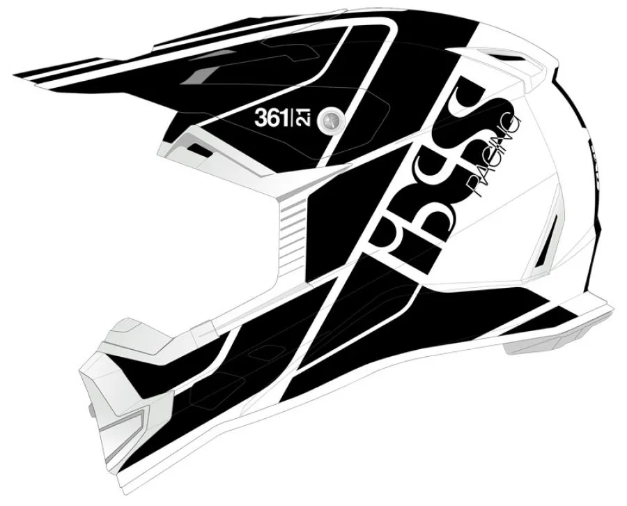 Crosshelm IXS 361 2.1 matt weiss-schwarz Crosshelm IXS 361 2.1 matt weiss-schwarz