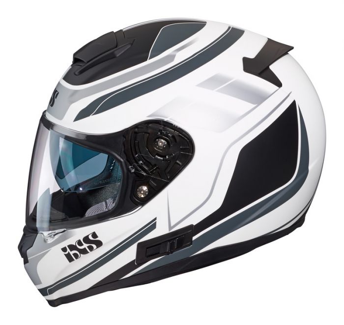 Integralhelm IXS 215 2.0 matt-weiss grau weiss
