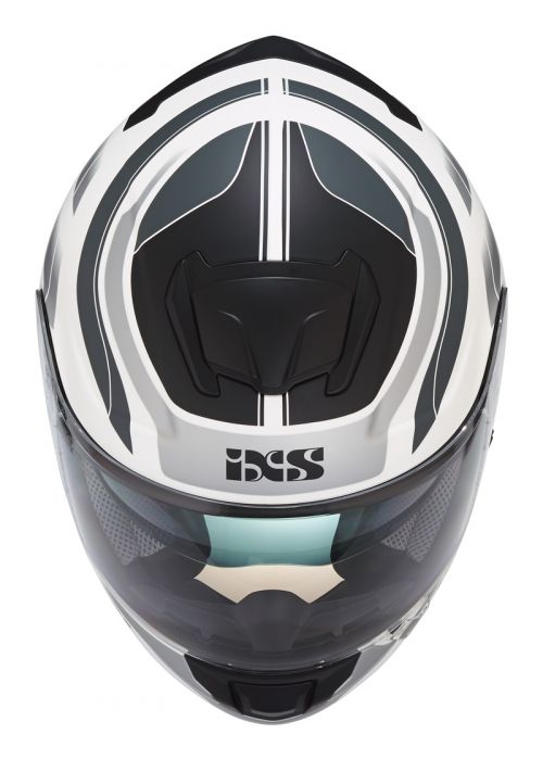 Integralhelm IXS 215 2.0 matt-weiss grau weiss