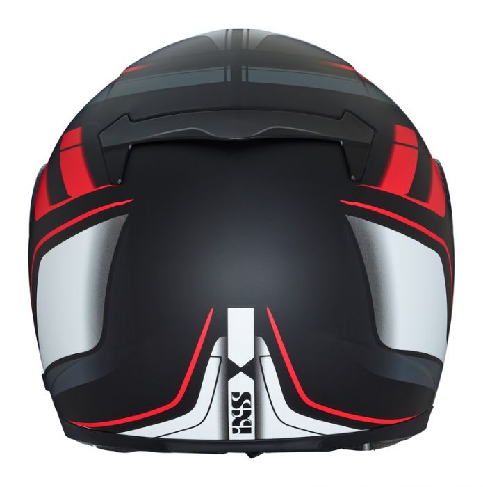 Integralhelm IXS 215 2.0 matt-schwarz rot weiss