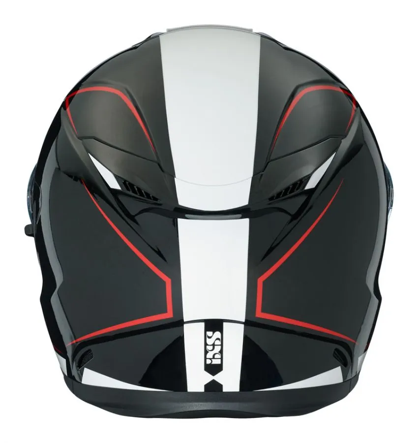 Integralhelm IXS 315 2.1 schwarz-weiss-rot