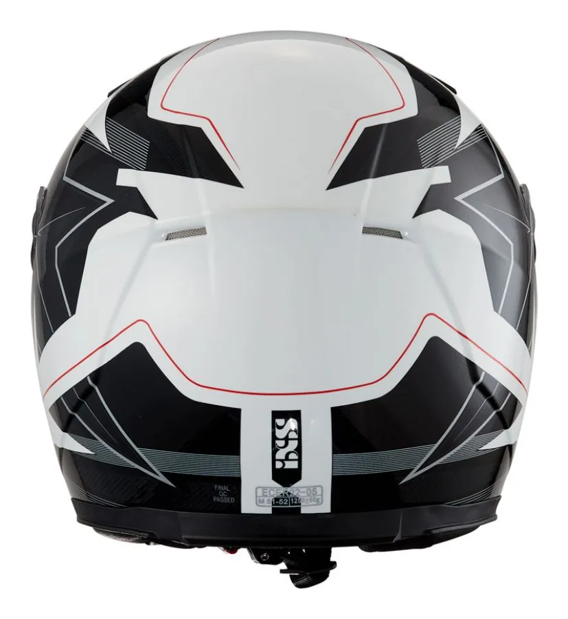 Kinderhelm IXS 135 KID 2.0 weiss-schwarz-rot