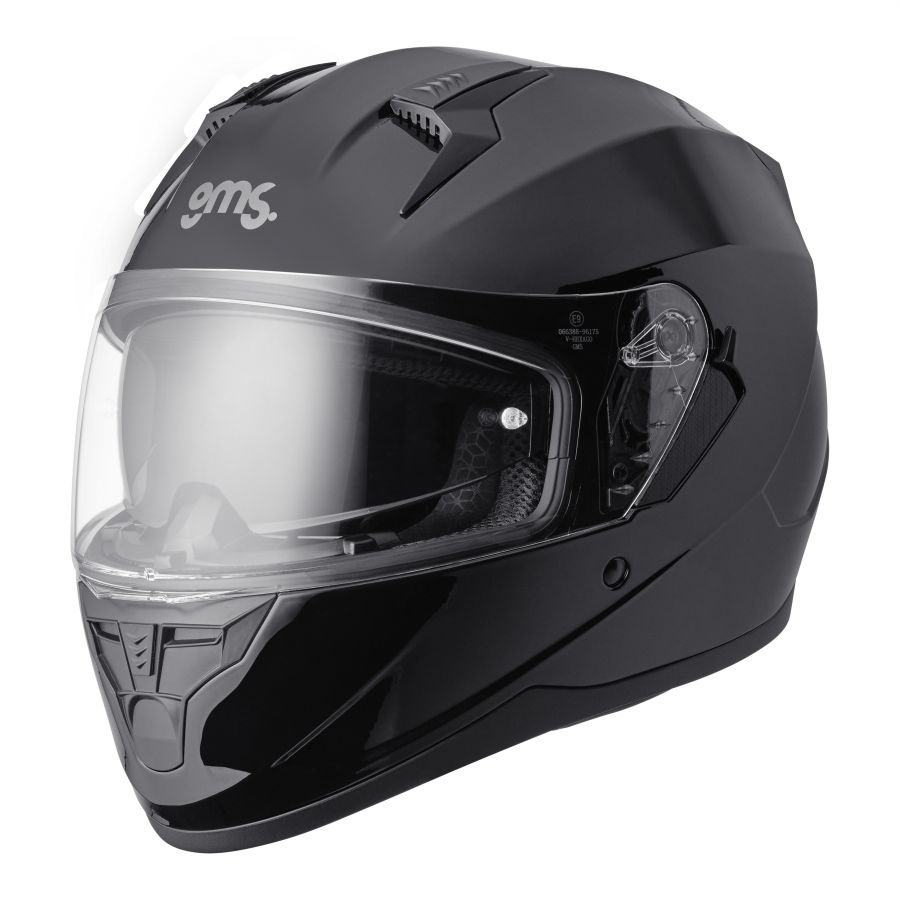 Integralhelm Hexago Graphic gms ​schwarz glänzend