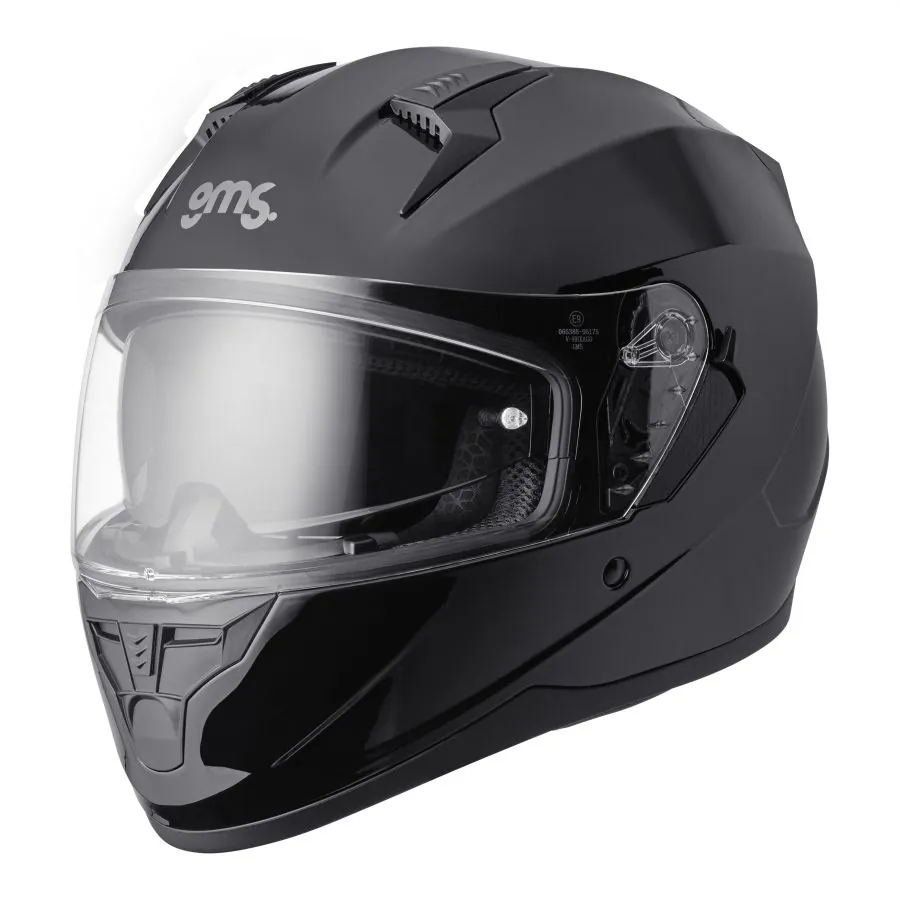 Integralhelm Hexago Graphic gms ​schwarz glänzend