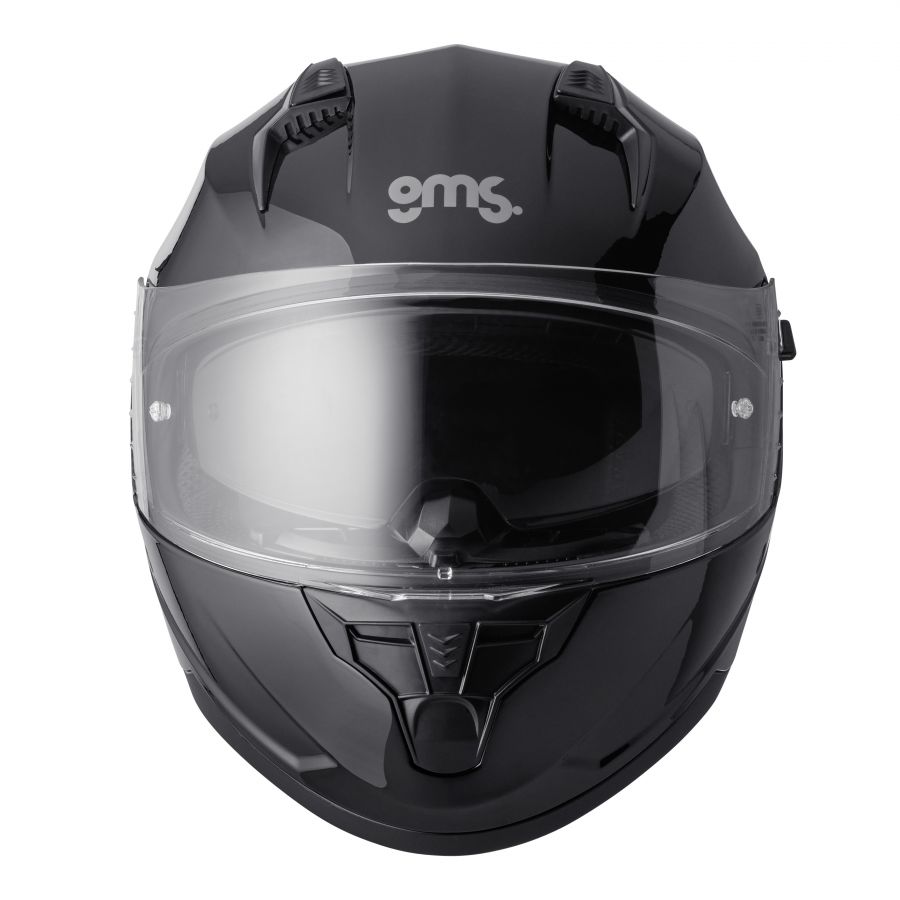 Integralhelm Hexago Graphic gms ​schwarz glänzend