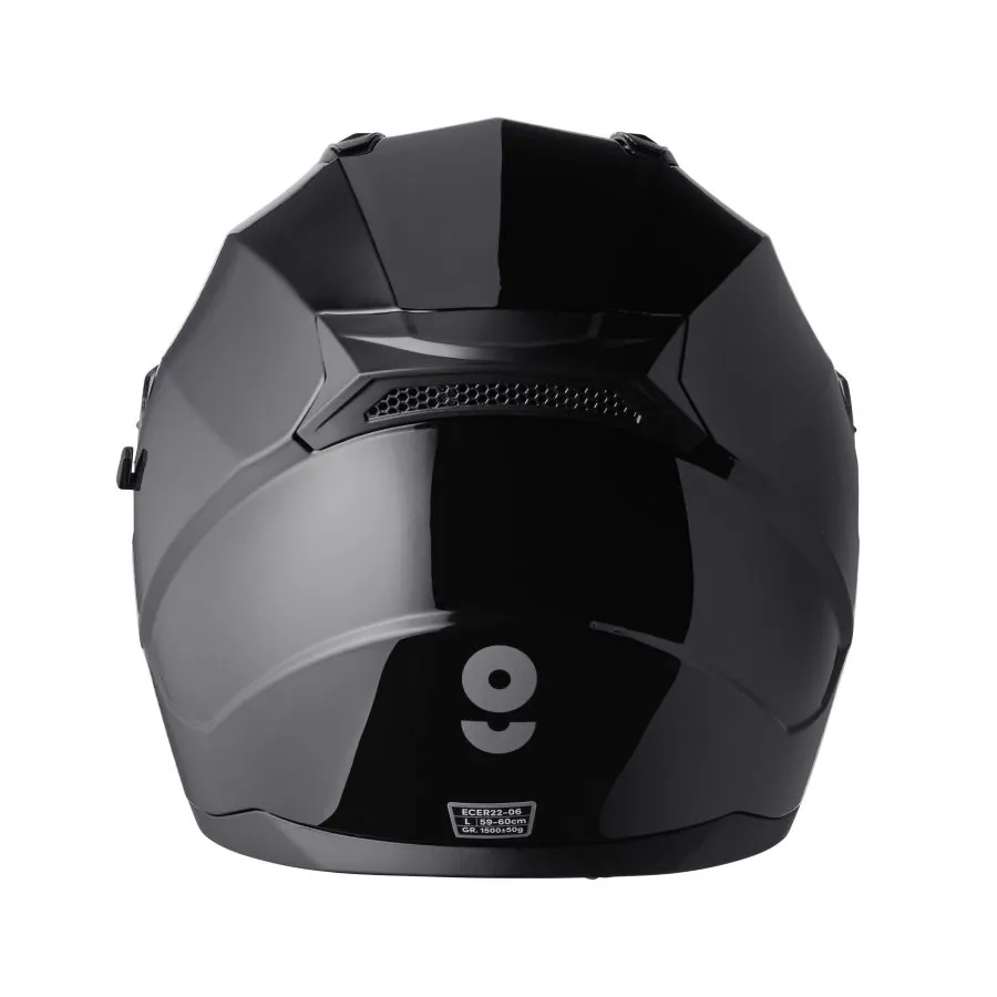 Integralhelm Hexago Graphic gms ​schwarz glänzend