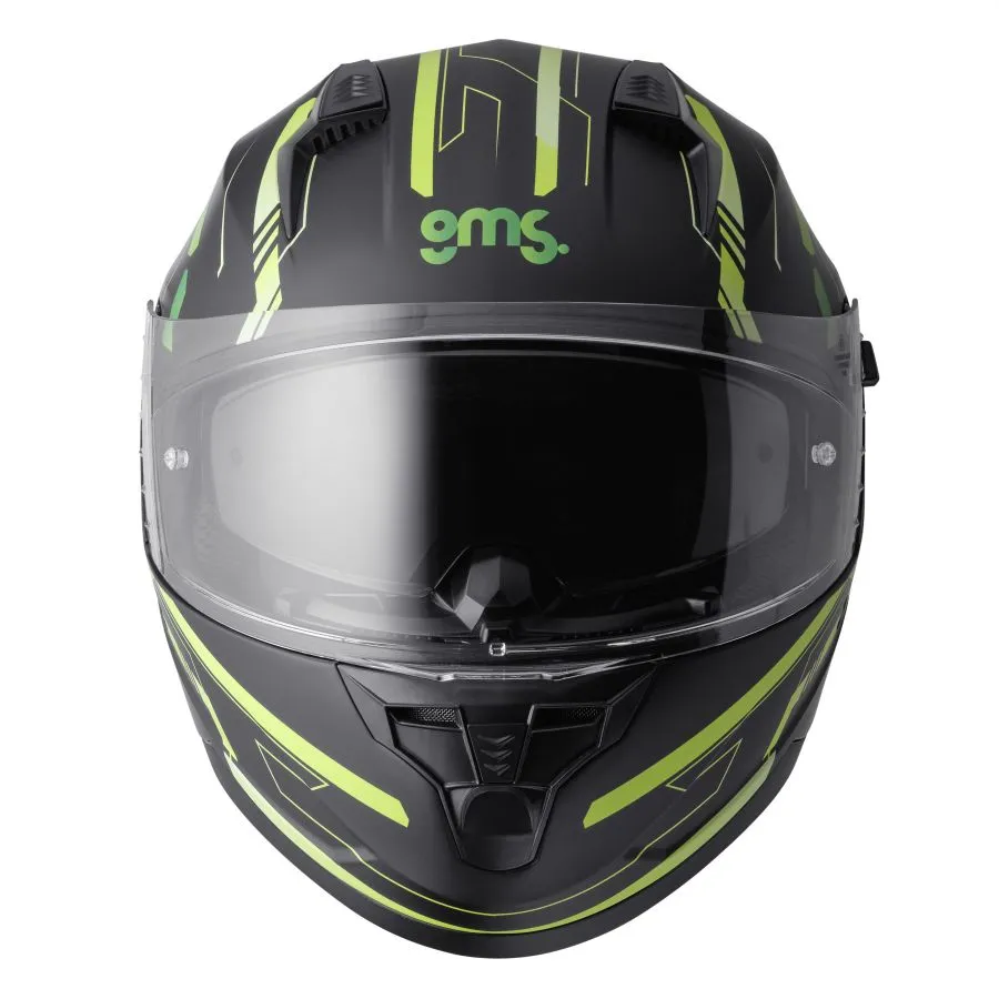 Integralhelm Hexago Graphic gms matt-​grün