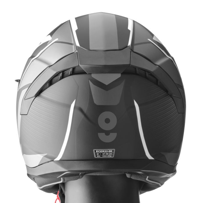 Integralhelm Velox Graphic gms matt schwarz-grau
