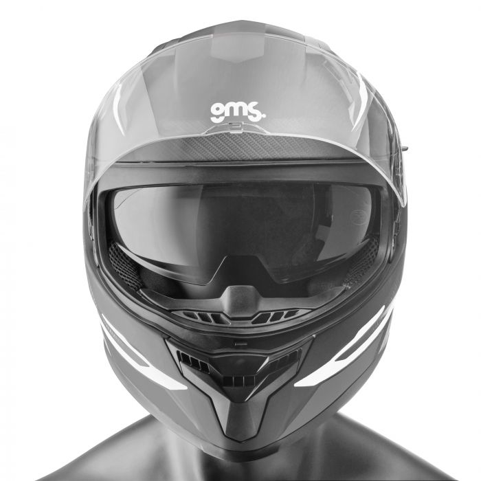 Integralhelm Velox Graphic gms matt schwarz-grau