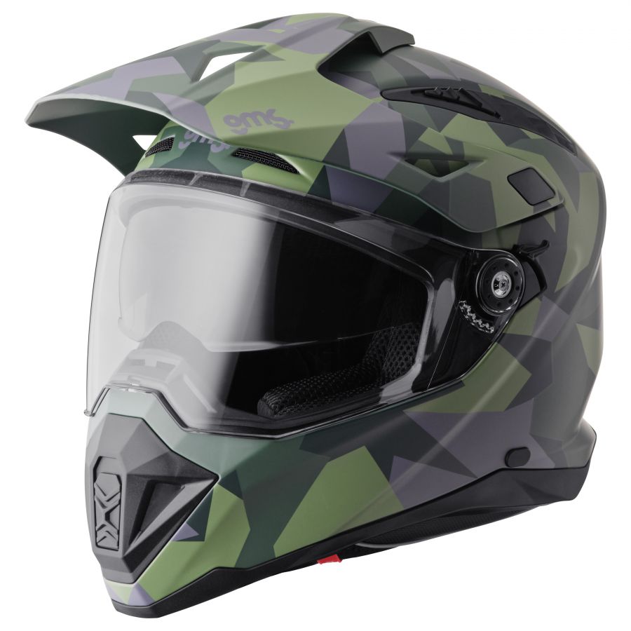 Endurohelm Adventus Camo gms grün-schwarz matt