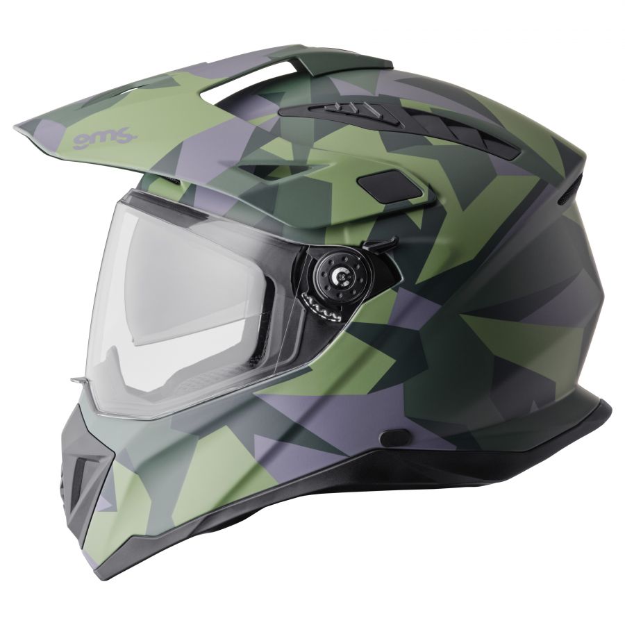 Endurohelm Adventus Camo gms grün-schwarz matt