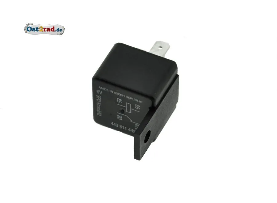 Abschaltrelais 6V Powerdynamo passend für IWL, ES, TS, ETS, ETZ 125, 150, 250 Abschaltrelais 6V Powerdynamo passend für IWL, ES, TS, ETS, ETZ 125, 150, 250