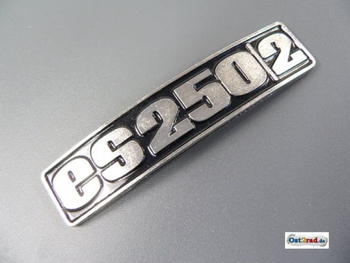 Abzeichen, Plakette für Kotflügel passend für MZ, ES250/2 gebogen