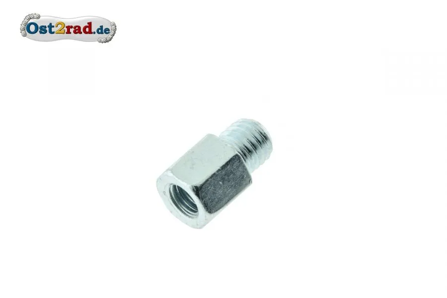 Adapterschraube Vebindungsmuffe M8 auf M10 Adapterschraube Vebindungsmuffe M8 auf M10