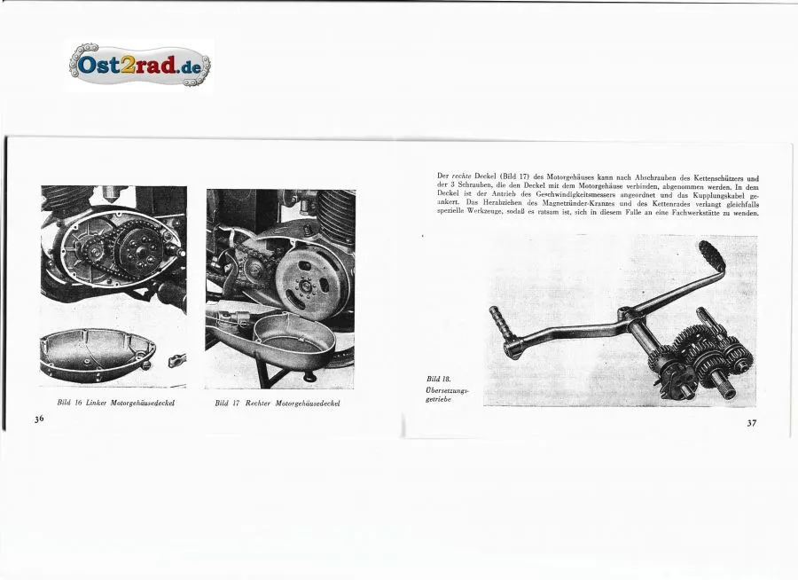 Technische Beschreibung und Anleitung CZ 125 B deutsch Technische Beschreibung und Anleitung CZ 125 B deutsch
