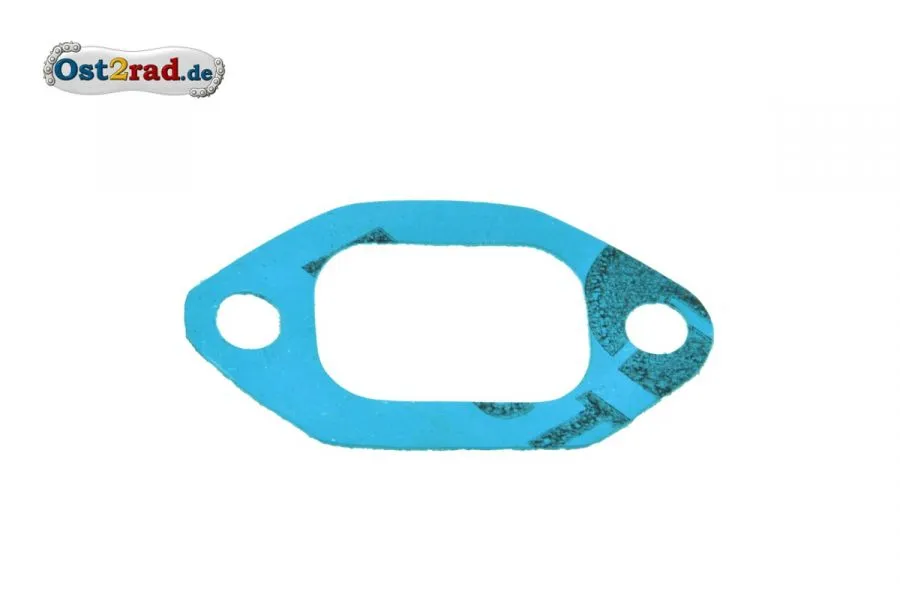 Ansaugdichtung am Zylinder Jawa Mustang Plastasit blau Ansaugdichtung am Zylinder Jawa Mustang Plastasit blau