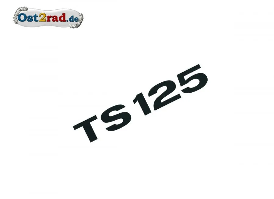 Aufkleber für Seitendeckel passend für MZ TS 125 Aufkleber für Seitendeckel passend für MZ TS 125
