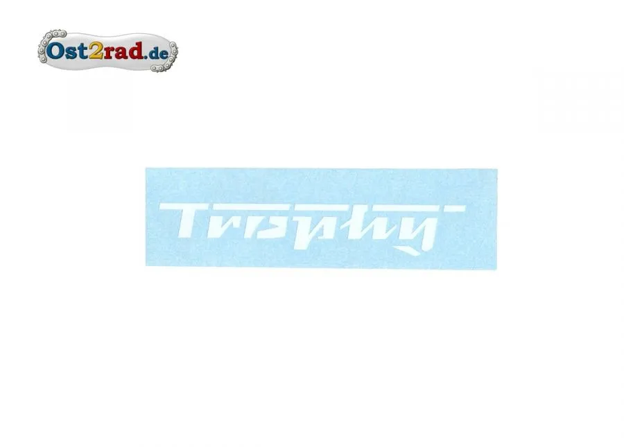 Aufkleber Tank passend für MZ ES 125 150 Trophy weiss Aufkleber Tank passend für MZ ES 125 150 Trophy weiss
