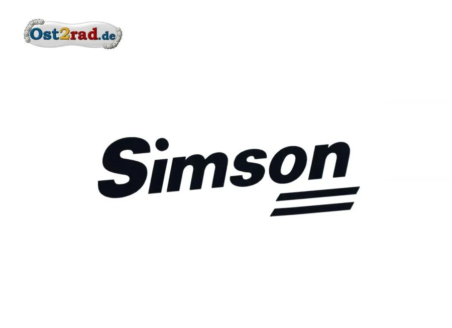 Aufkleber Tankverkleidung SIMSON SR50 SR80 schwarz Aufkleber Tankverkleidung SIMSON SR50 SR80 schwarz