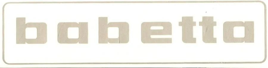 Aufkleber Tank JAWA Babetta silber Aufkleber Tank JAWA Babetta silber