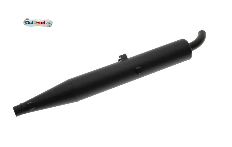 Auspuff kurz SIMSON S53 S83 ENDURO matt-schwarz Auspuff kurz SIMSON S53 S83 ENDURO matt-schwarz