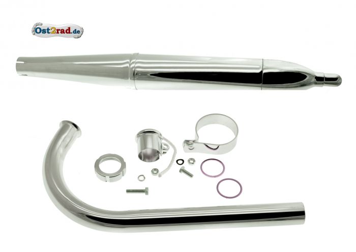 Auspuff 50cm SET SIMSON SR1 SR2