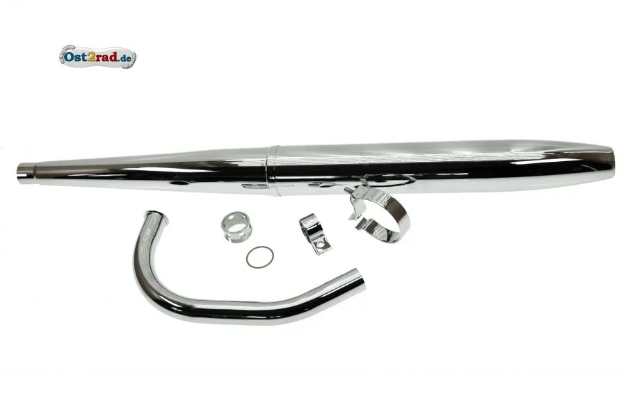 Auspuffsatz passend für MZ ES 125, 150 96cm Zigarre Auspuffsatz passend für MZ ES 125, 150 96cm Zigarre