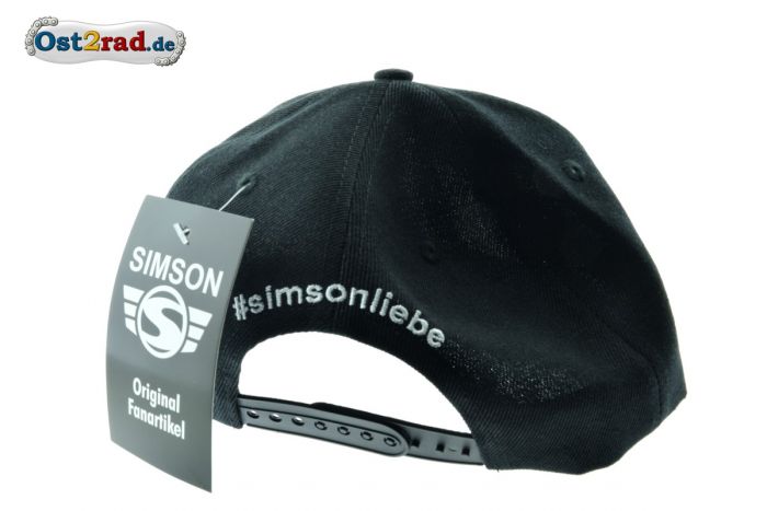 Basecap Schirmmütze schwarz SIMSON Schriftzug