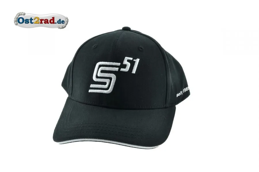 Basecap Schirmmütze mit S51 Schriftzug Basecap Schirmmütze mit S51 Schriftzug