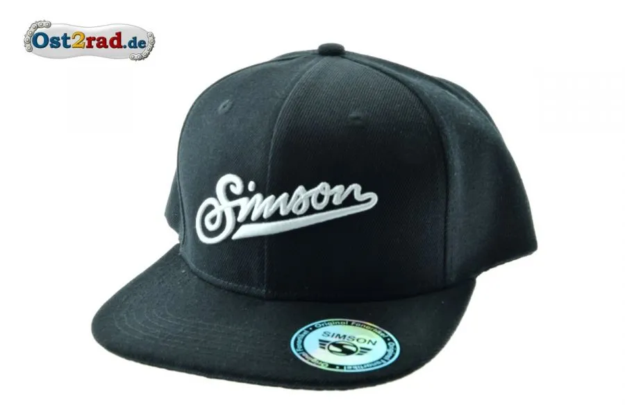 Basecap Schirmmütze schwarz SIMSON Schriftzug Basecap Schirmmütze schwarz SIMSON Schriftzug