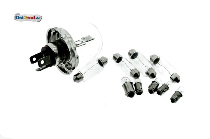 Birnensatz Glühlampen 6V passend für MZ ES 125 150 250 - BILUX