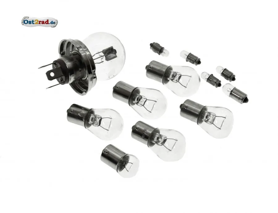 Birnensatz Glühlampen 12V passend für MZ TS 125 150 250 - BILUX Birnensatz Glühlampen 12V passend für MZ TS 125 150 250 - BILUX