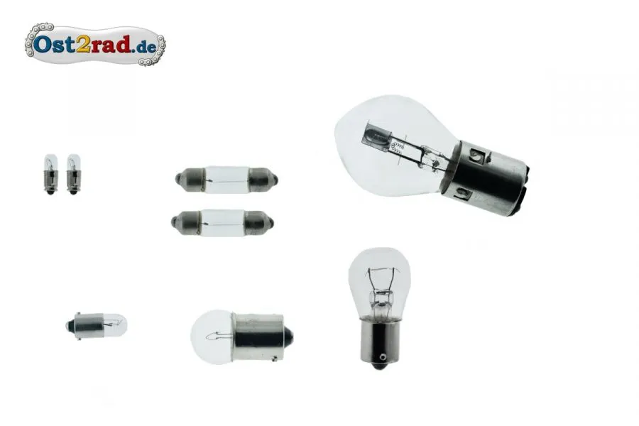 Birnensatz Glühlampen VAPE SIMSON Schwalbe KR51/2 Birnensatz Glühlampen VAPE SIMSON Schwalbe KR51/2