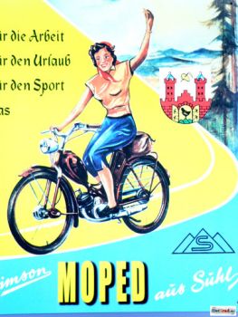 Blechschild SIMSON SR1