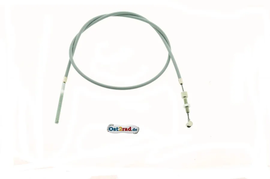 Bowdenzug, Handbremse mit Stellschraube Jawa Pionýr, Mustang grau Bowdenzug, Handbremse mit Stellschraube Jawa Pionýr, Mustang grau
