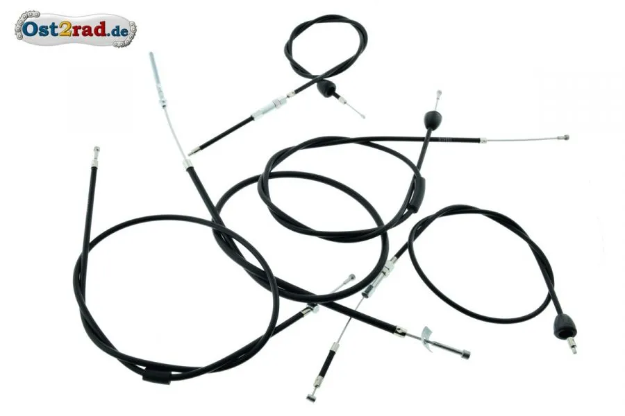 Bowdenzugsatz Schwarz für Simson KR51/1 NEUE AUSFÜHRUNG, Wartungsfrei PTFE Bowdenzugsatz Schwarz für Simson KR51/1 NEUE AUSFÜHRUNG, Wartungsfrei PTFE