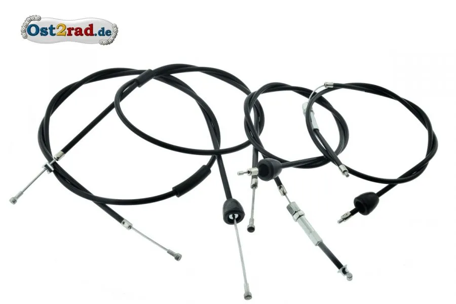 Bowdenzugsatz schwarz für BVF Simson Schwalbe KR51/2 - wartungsfrei Bowdenzugsatz schwarz für BVF Simson Schwalbe KR51/2 - wartungsfrei