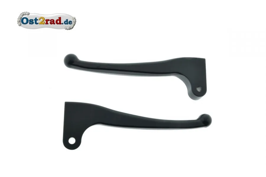 Bremshebel und Kupplungshebel Alu massiv schwarz für Simson Bremshebel und Kupplungshebel Alu massiv schwarz für Simson
